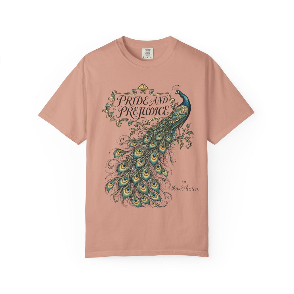 Pride & Prejudice Peacock Comfort Colors T-Shirt
