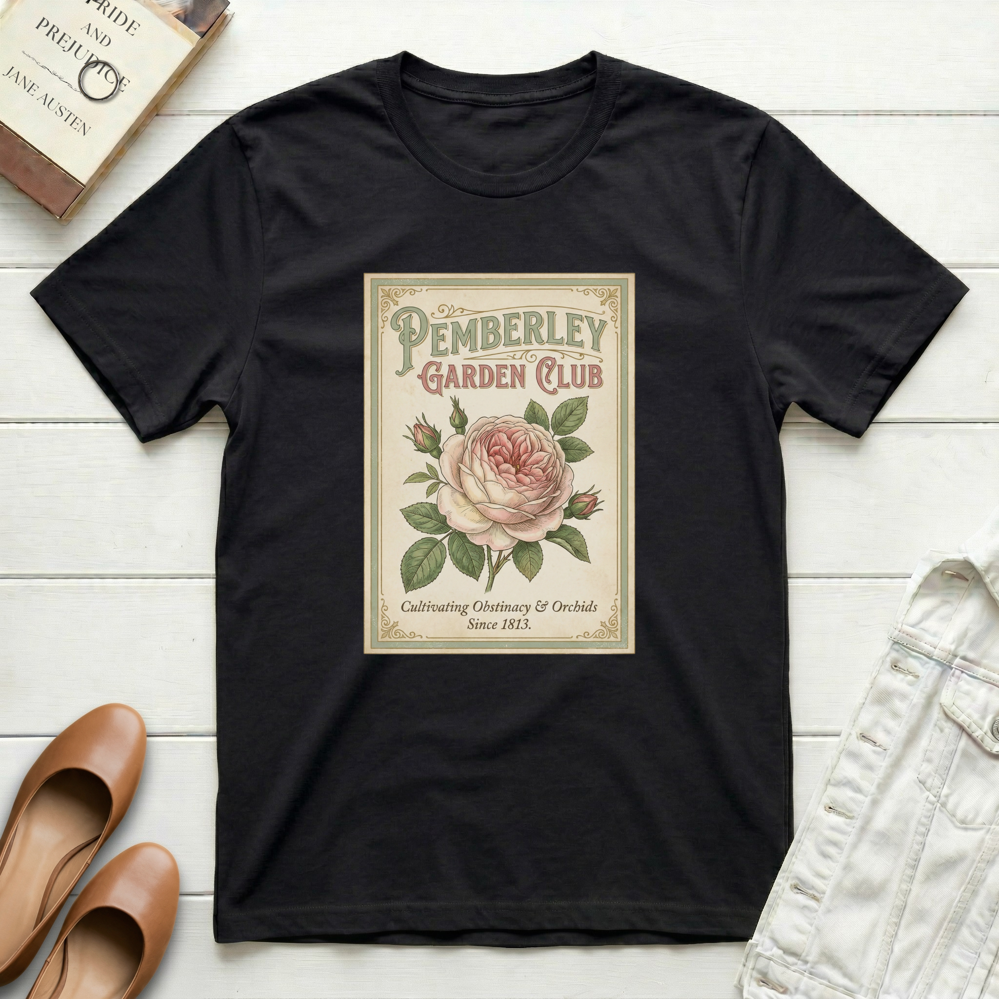 Pemberley Garden Club T‑Shirt