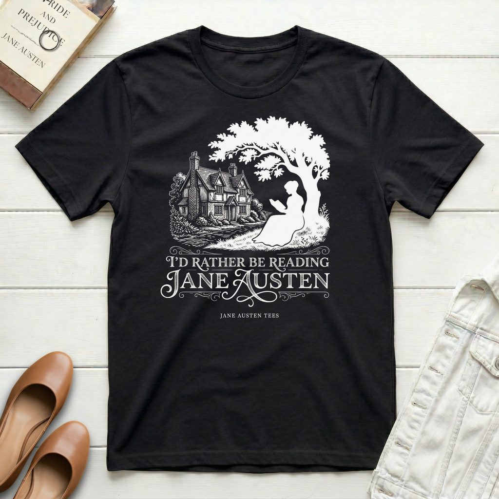 I'd Rather Be Reading Jane Austen (Light) T-Shirt
