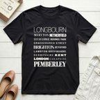Pride & Prejudice Places T-Shirt