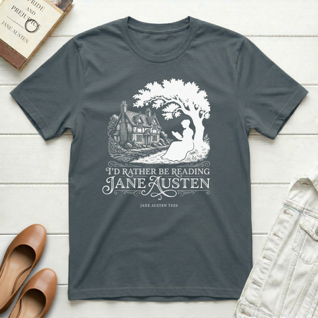 I'd Rather Be Reading Jane Austen (Light) T-Shirt