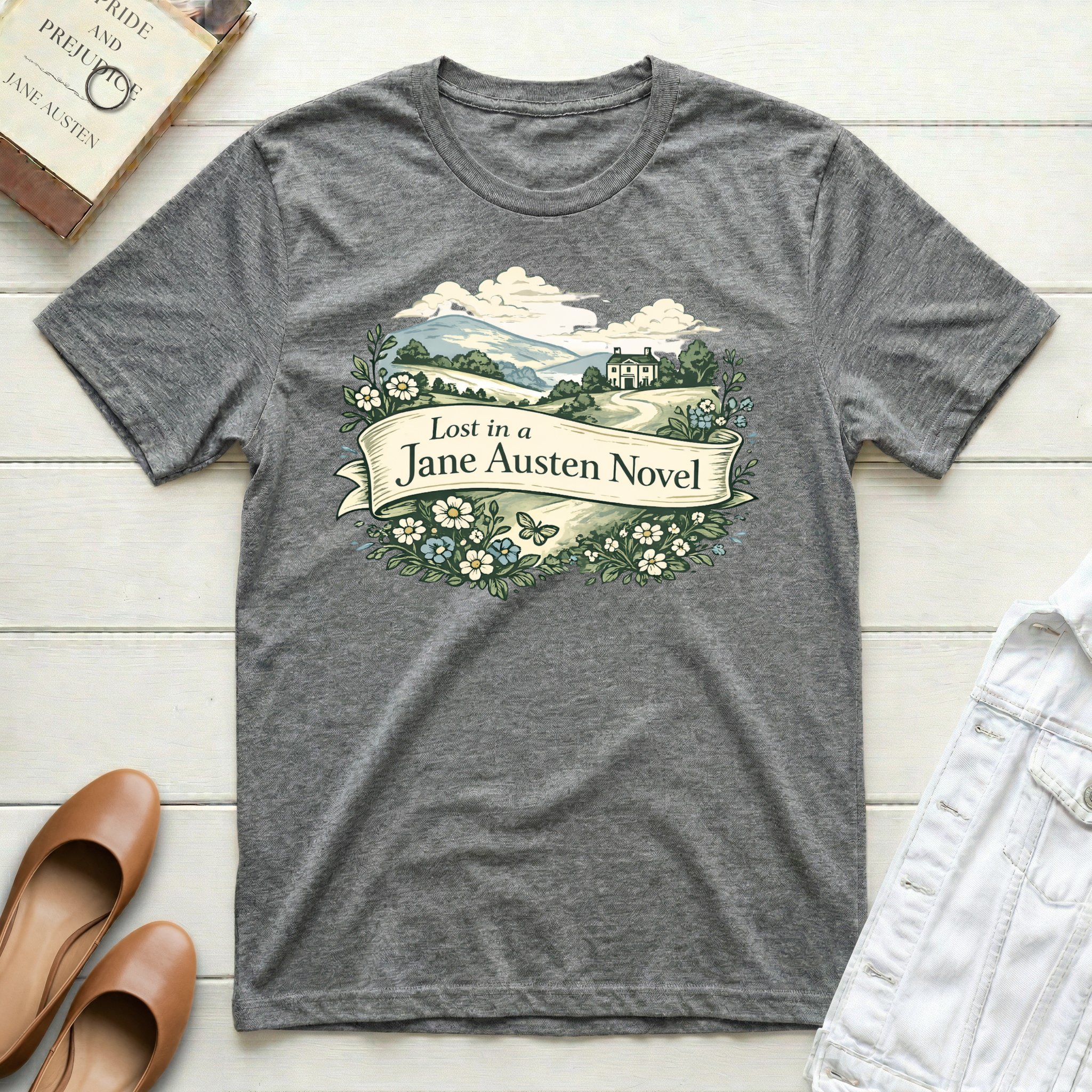 Lost in a Jane Austen Novel T-Shirt