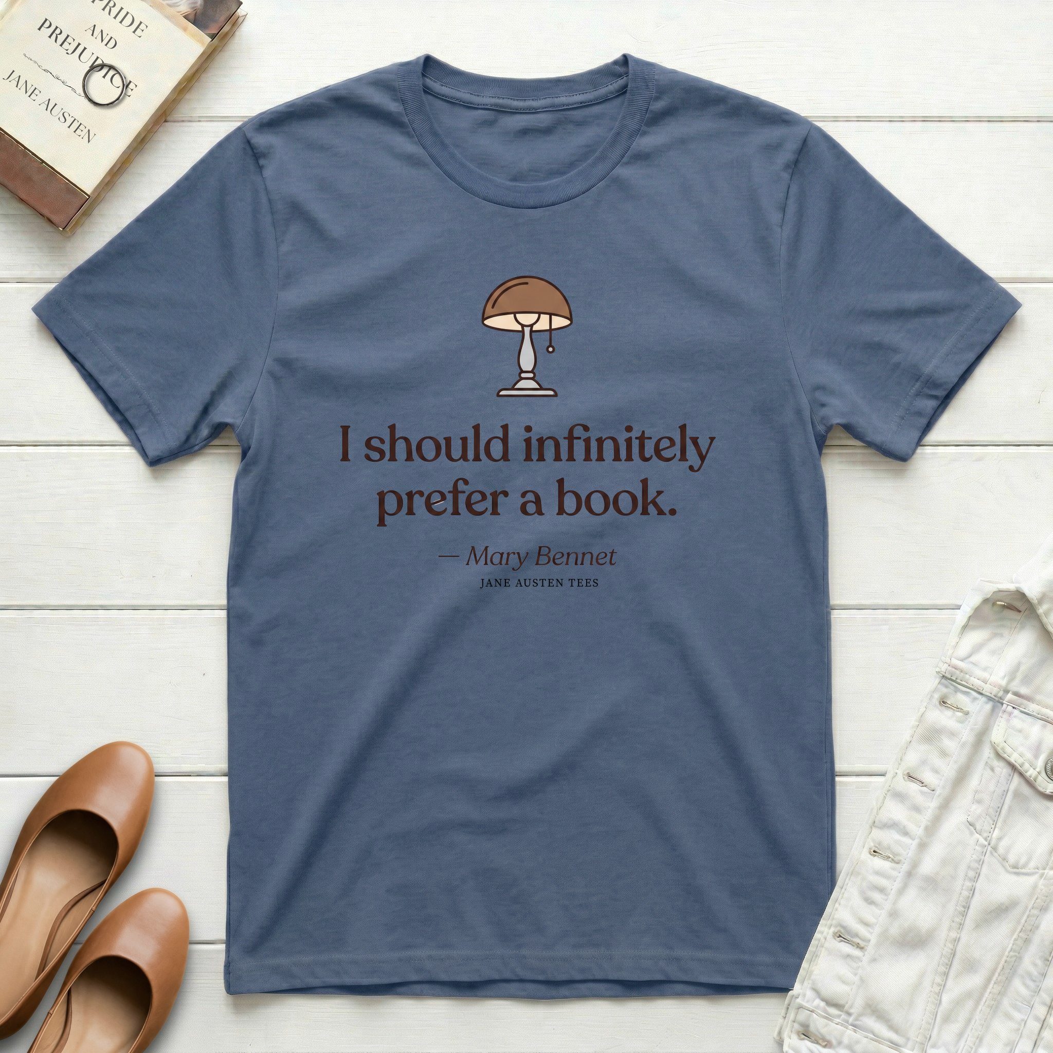 I Should Infinitely Prefer a Book—Mary Bennet T-Shirt