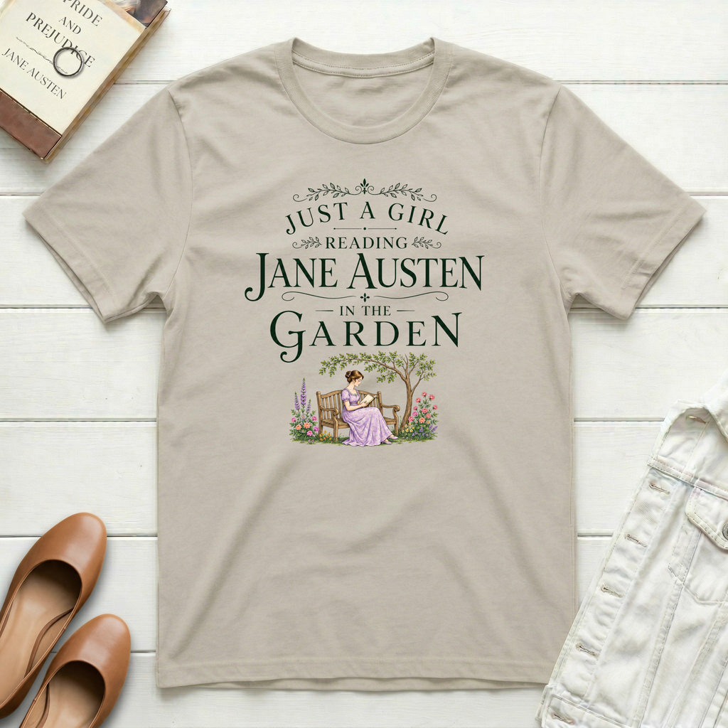 Just a Girl Reading Jane T-Shirt