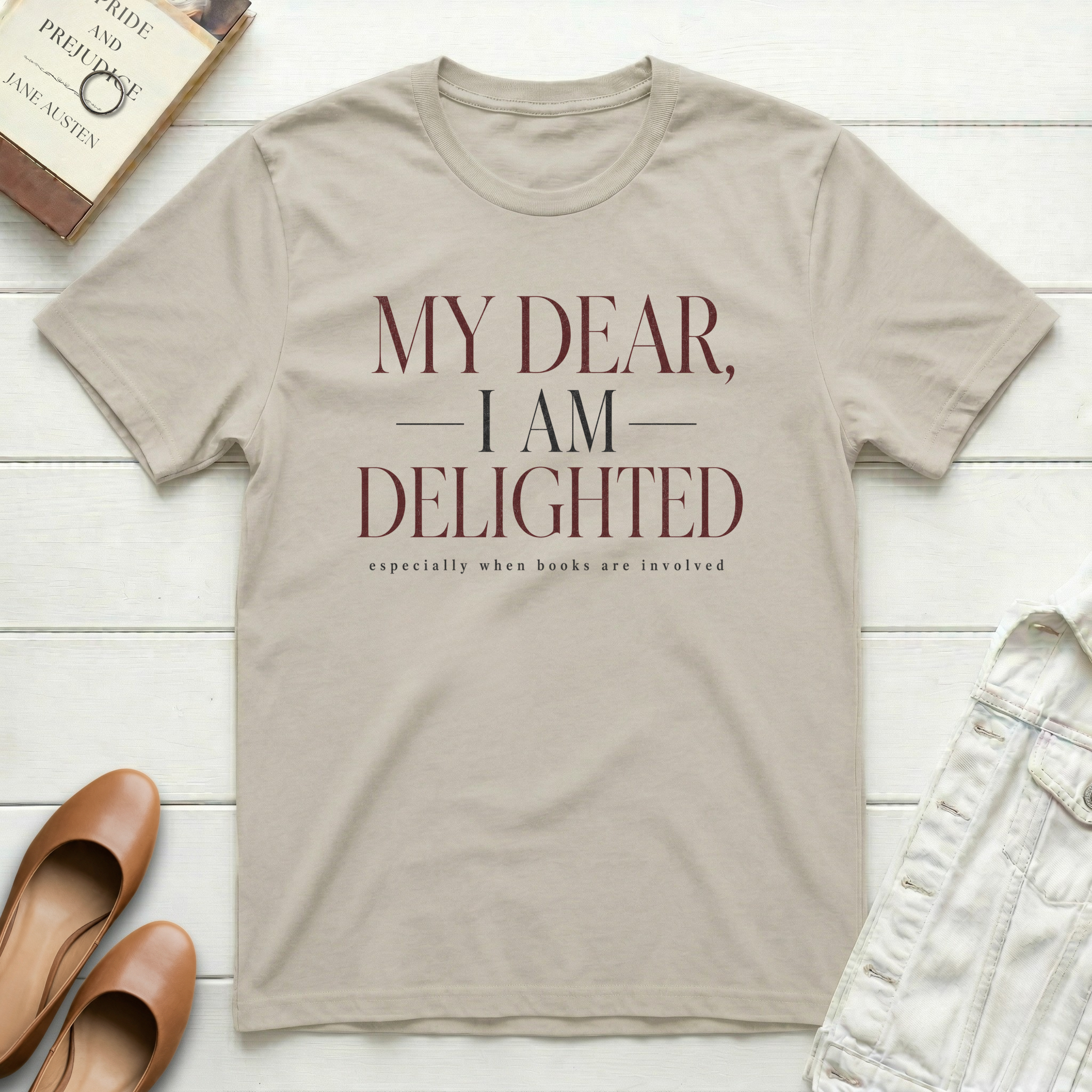 Delighted by BooksT-Shirt