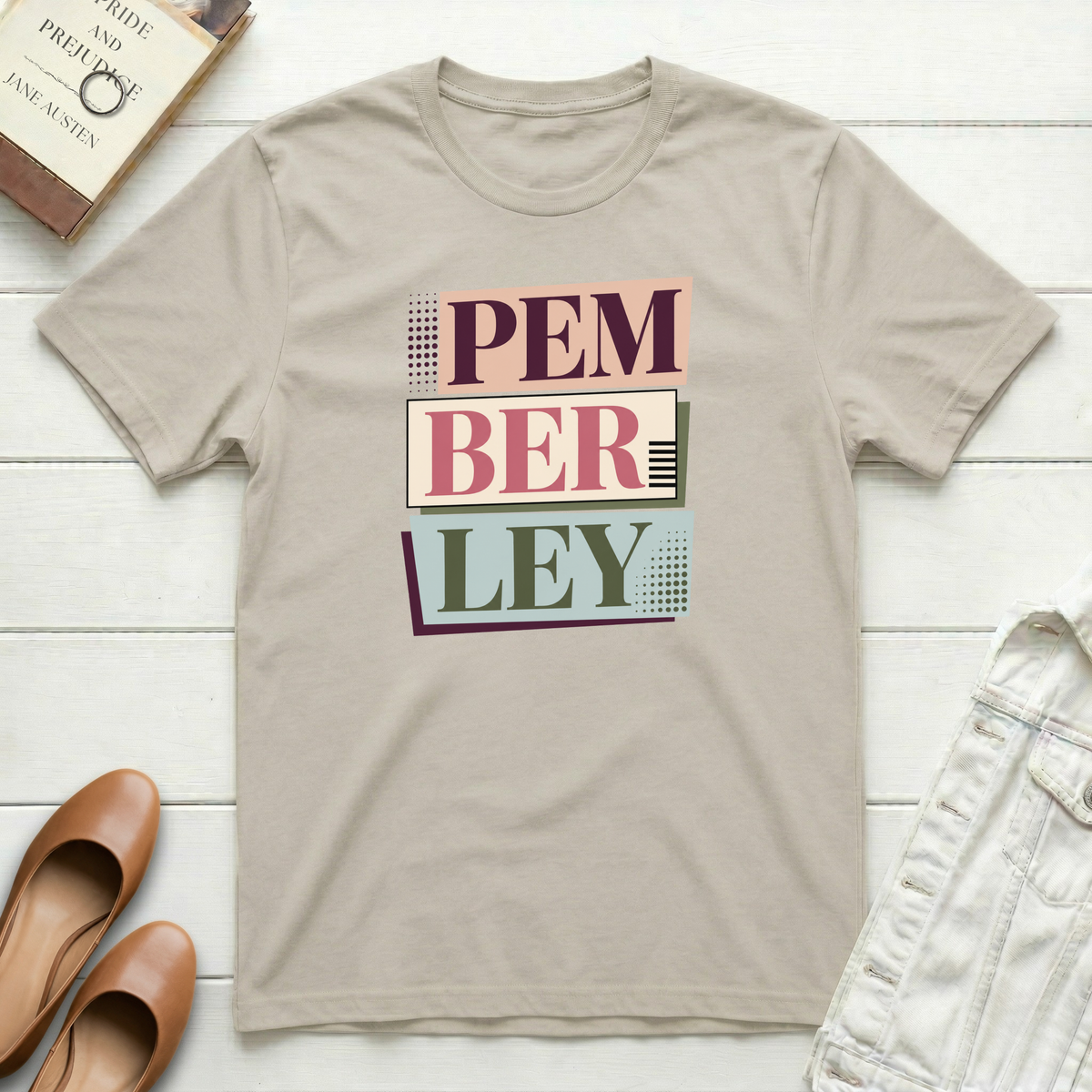 Retro Pemberley Stack T-Shirt