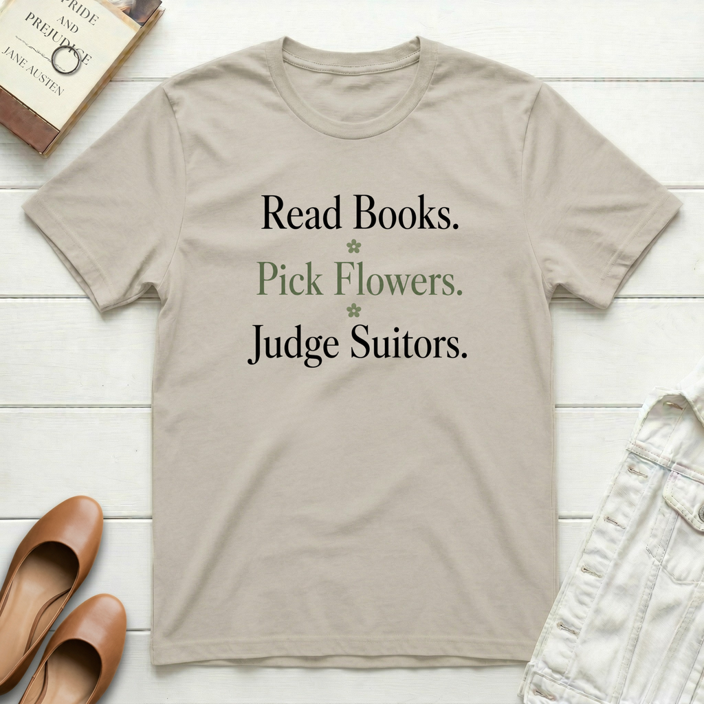 Read Books. Judge Suitors. T‑Shirt