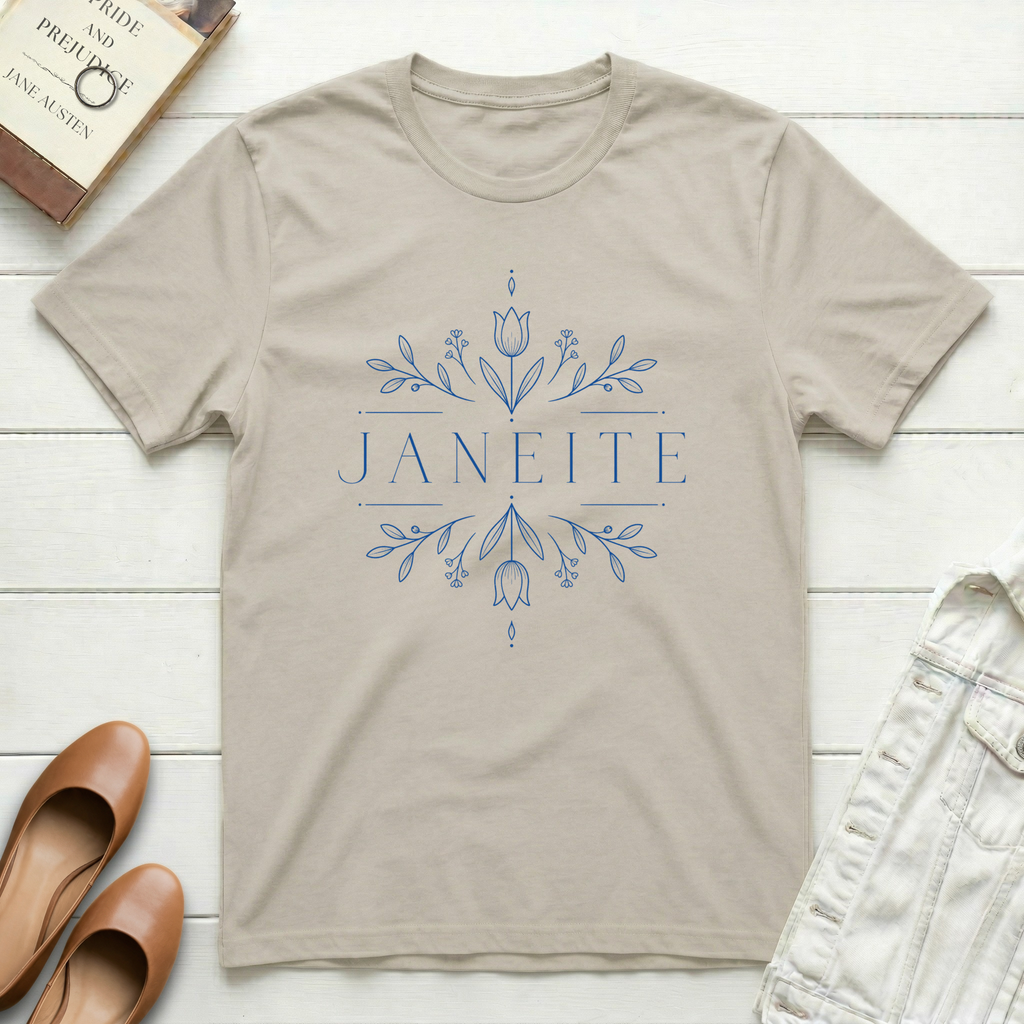 Janeite with Tulips T-Shirt