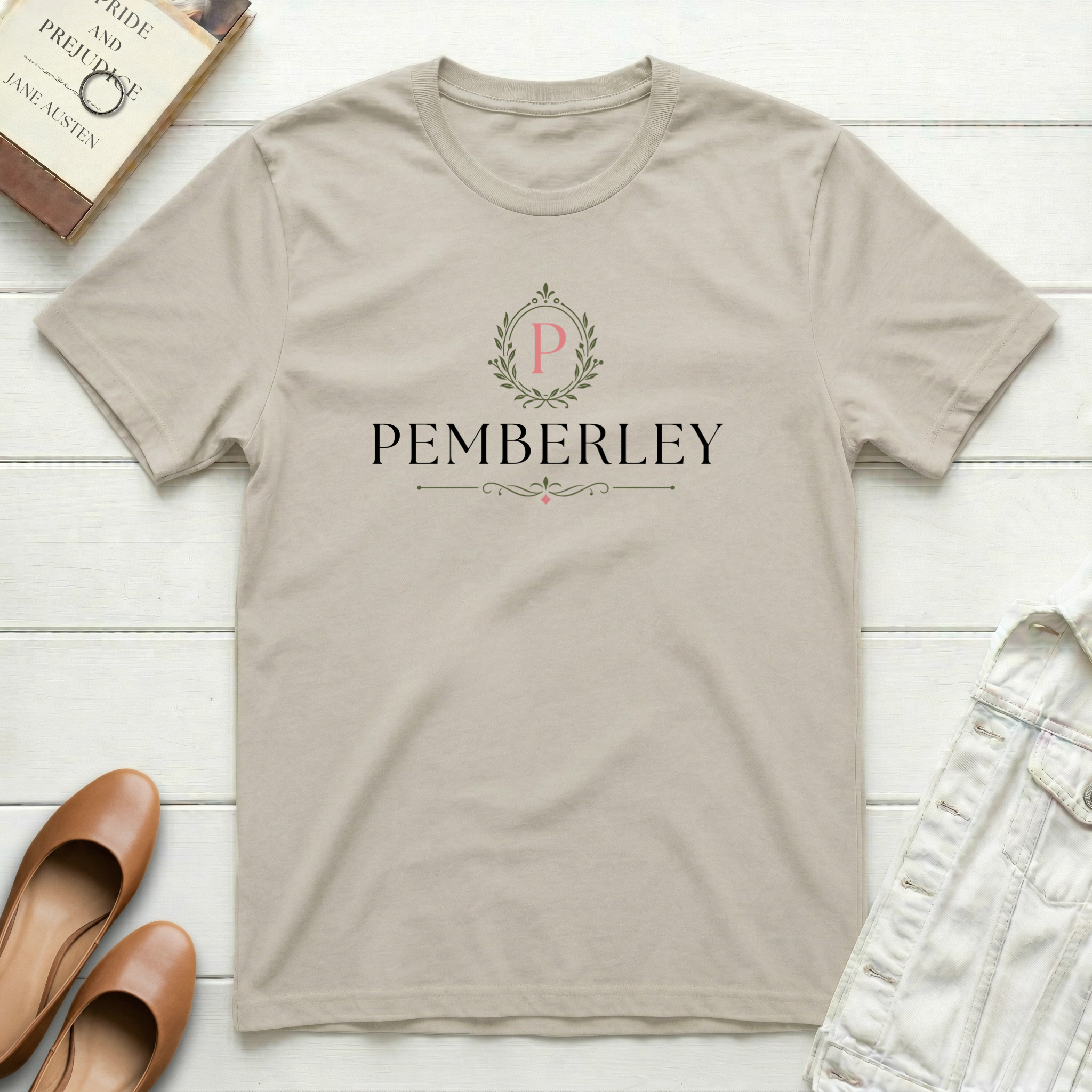 Pemberley Monogram T‑Shirt