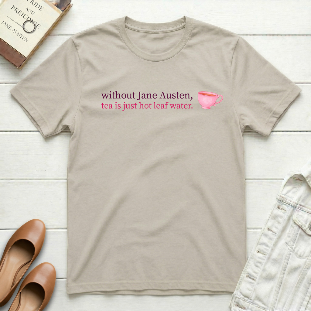 Without Jane, Tea's Leaf Water T-Shirt