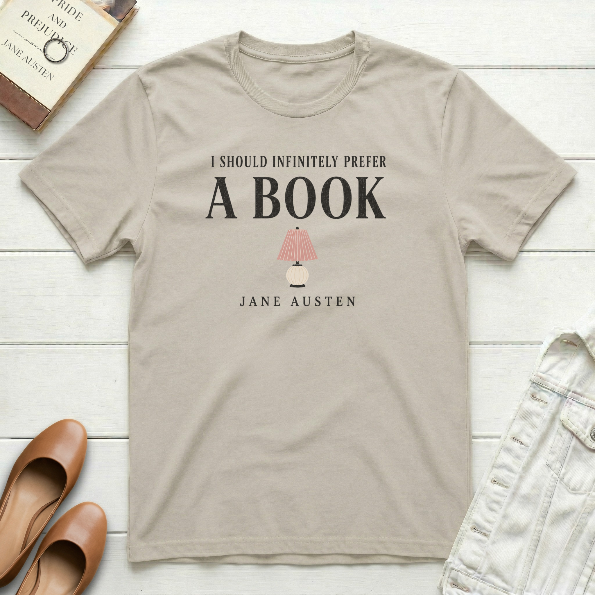 Prefer A Book Romantic T-Shirt