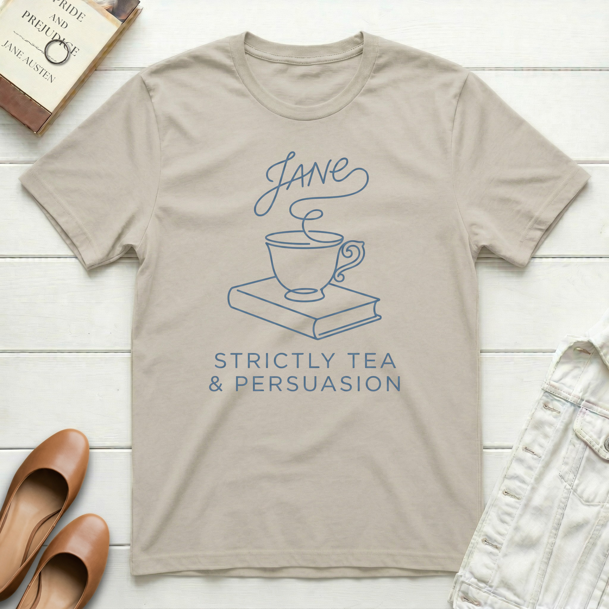 Jane Strictly Tea & Persuasion T-Shirt