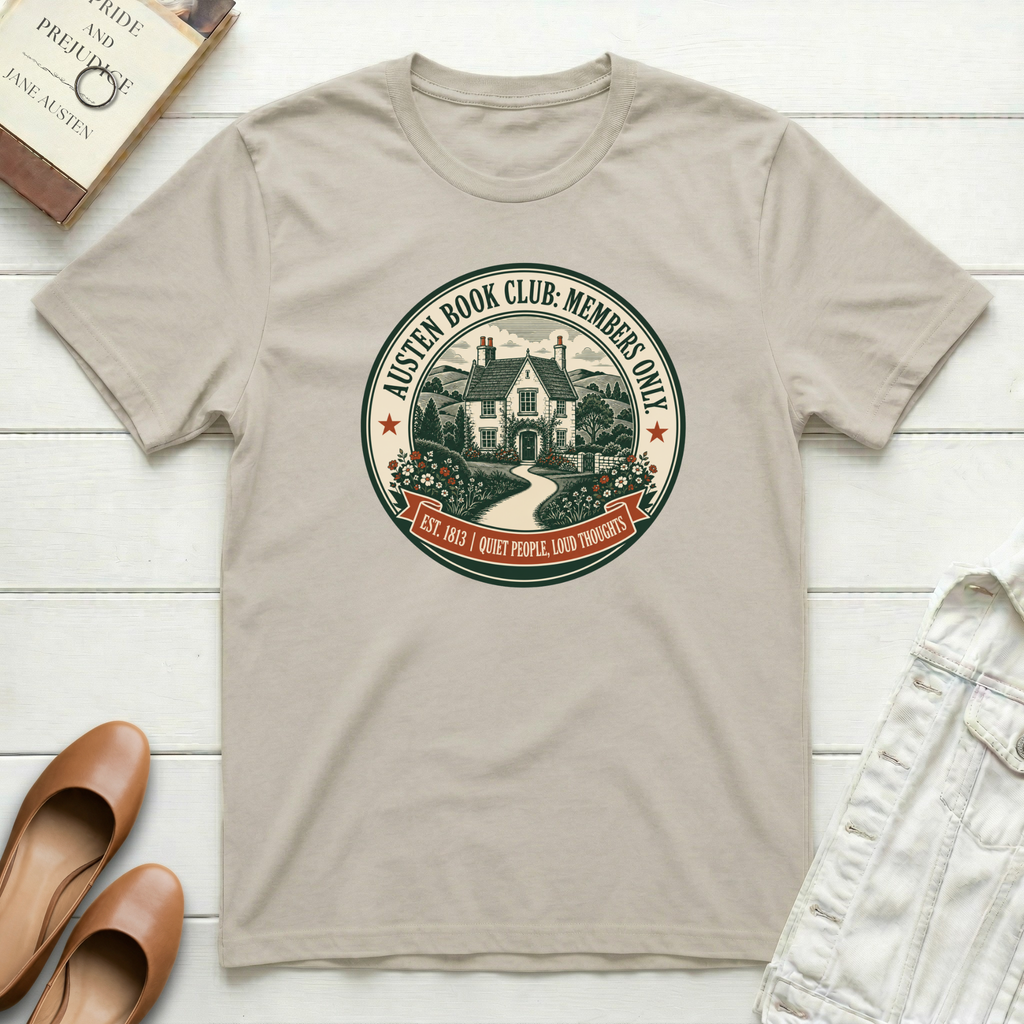 Austen Book Club Cottage T-Shirt