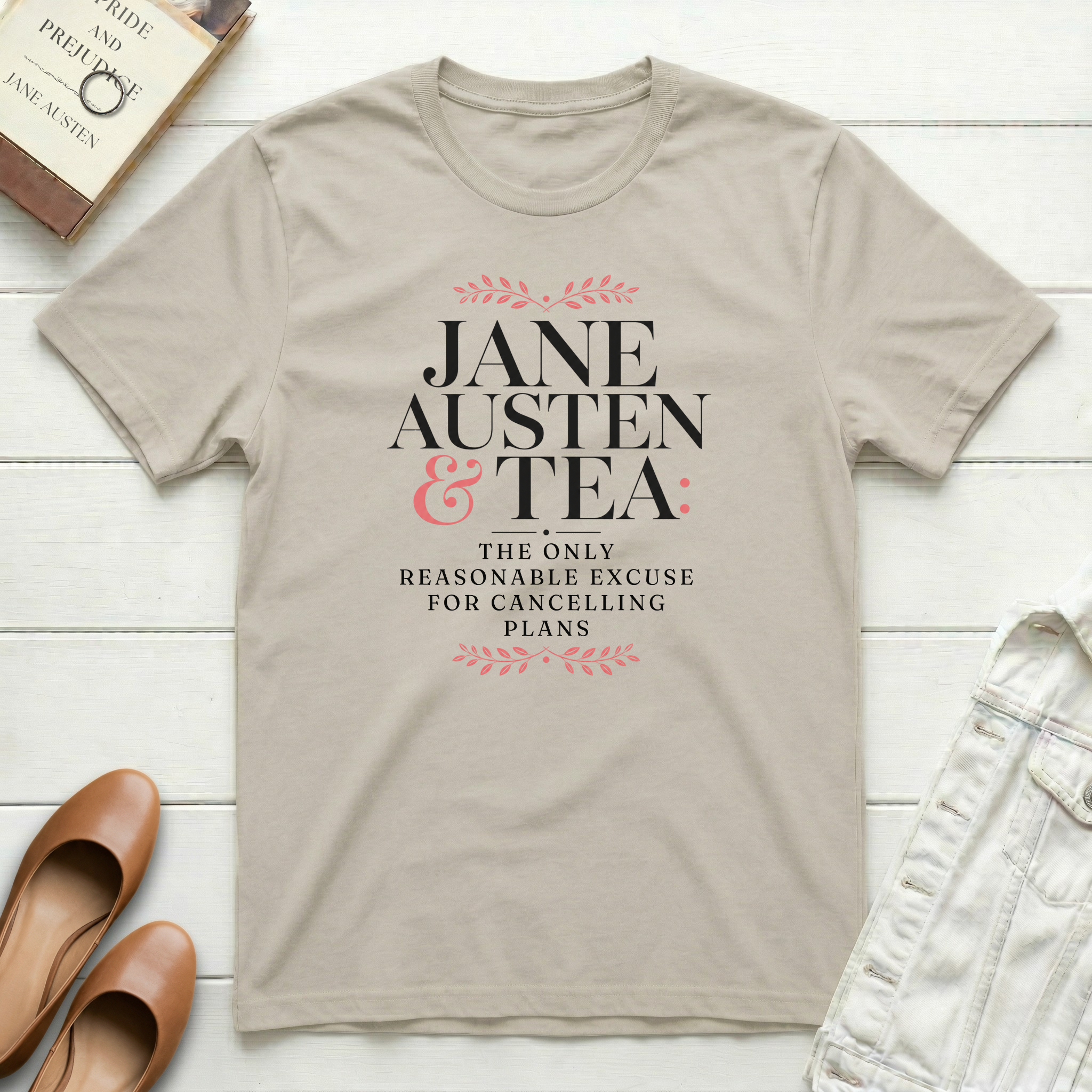 Jane Austen & Tea T-Shirt