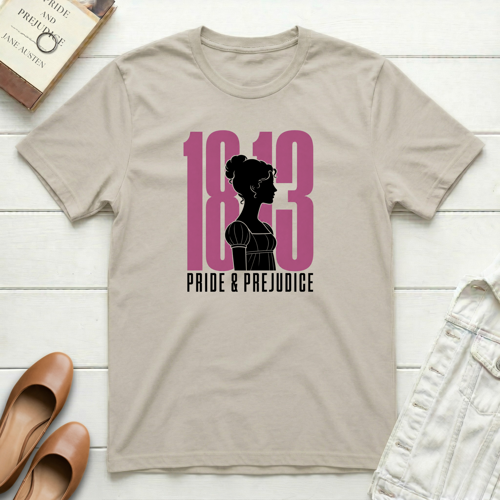 1813 Pride & Prejudice Silhouette T-Shirt