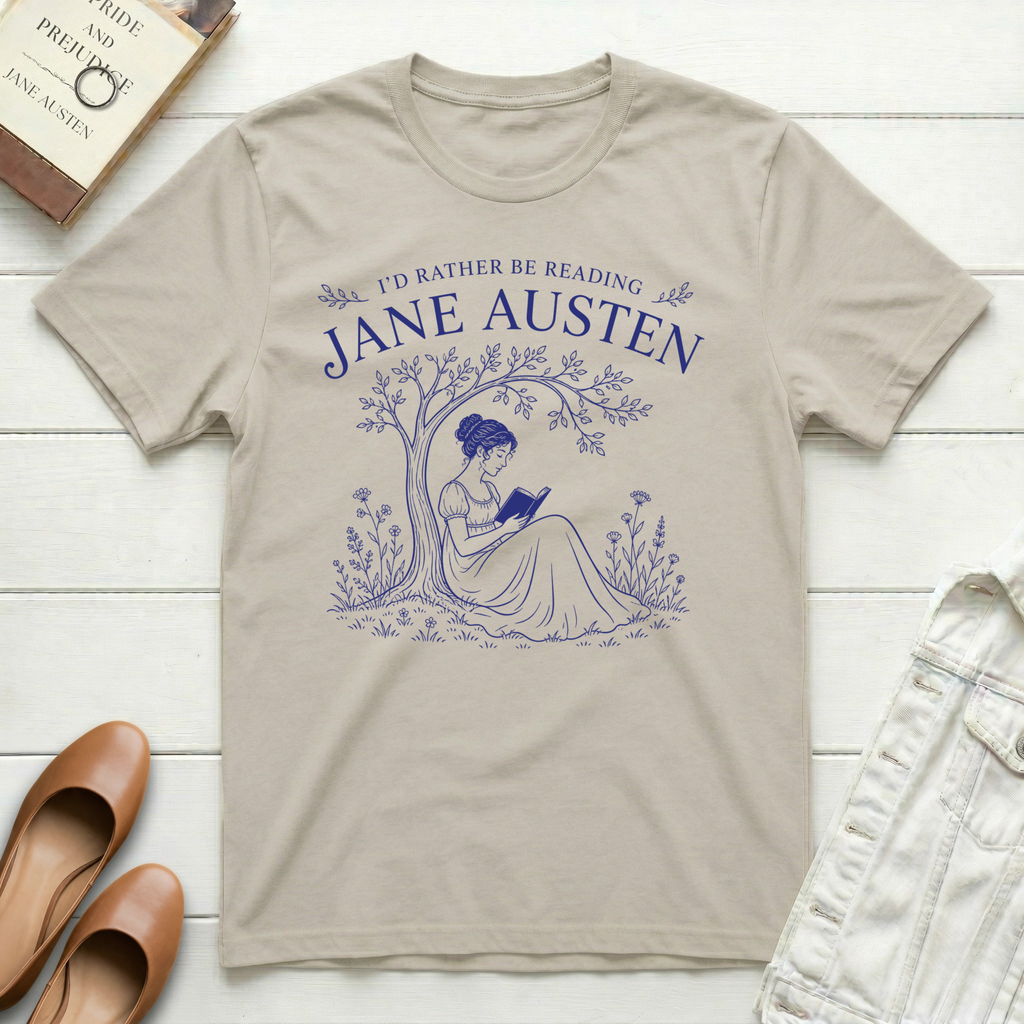 Reading Jane Under Trees T-Shirt