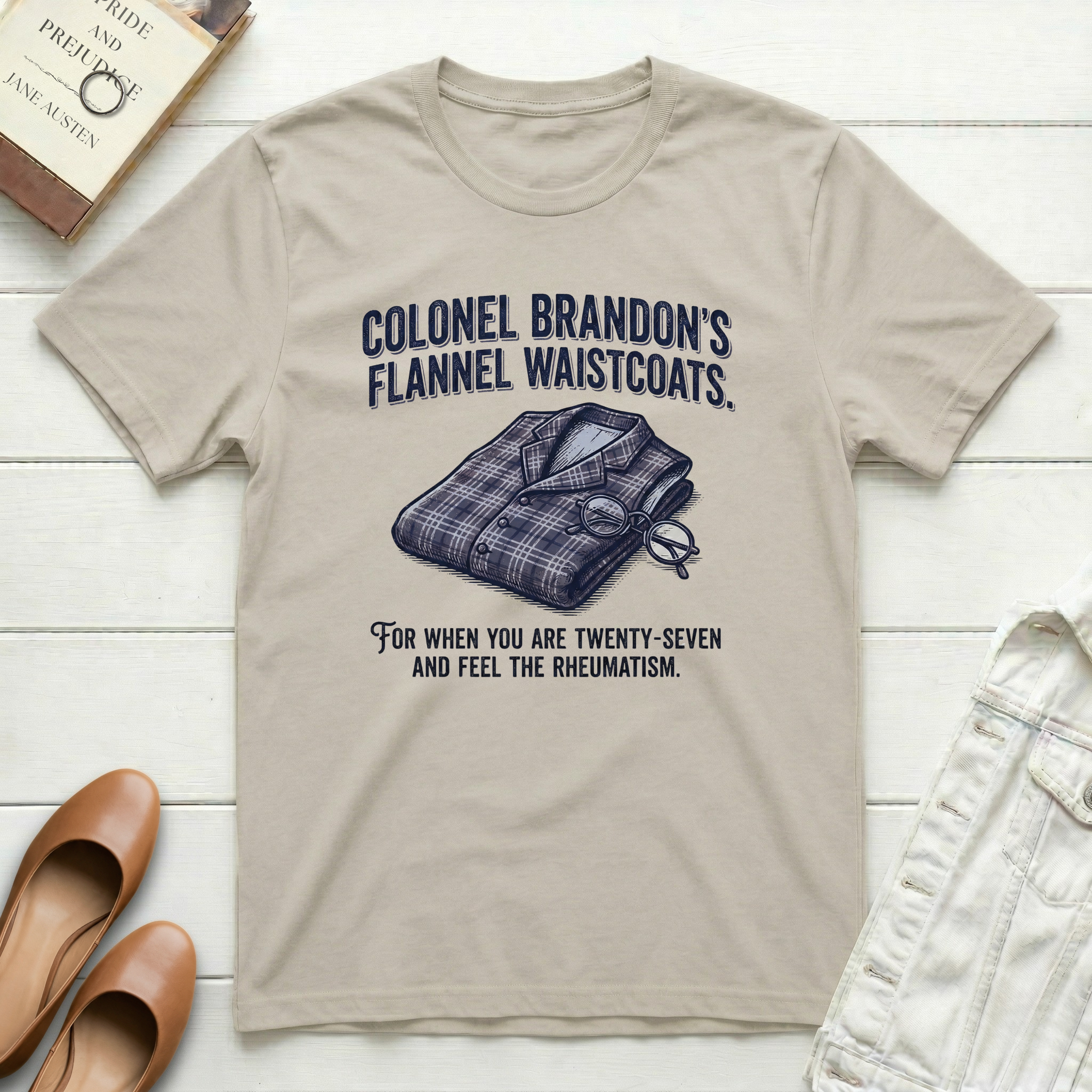 Colonel Brandon's Flannel Waistcoats T-Shirt