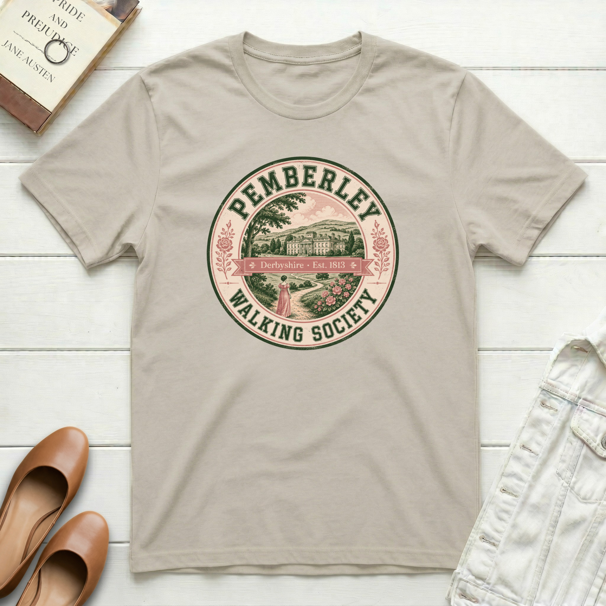 Pemberley Walking Society T-Shirt