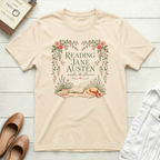 Reading Jane Under Flowers T-Shirt