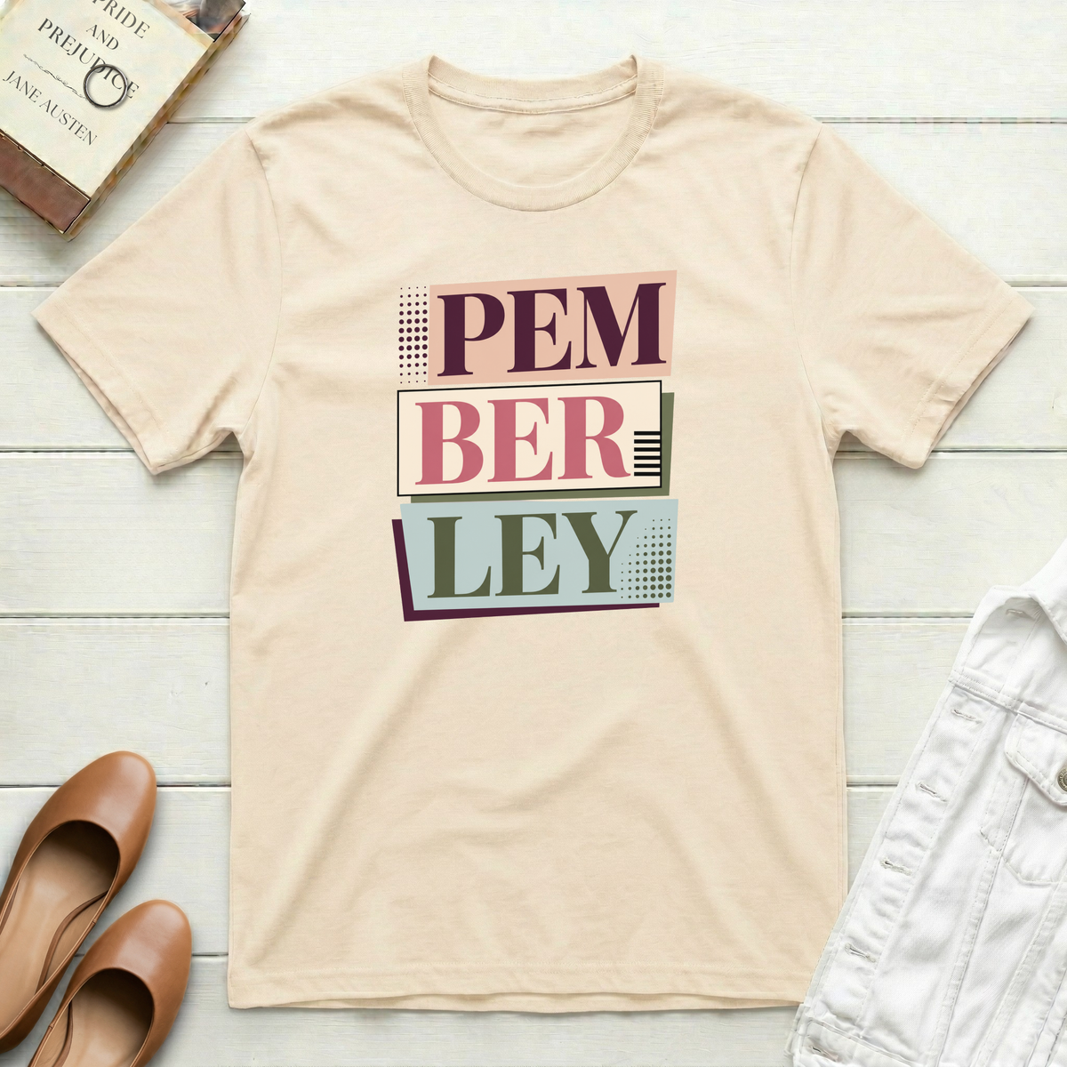 Retro Pemberley Stack T-Shirt