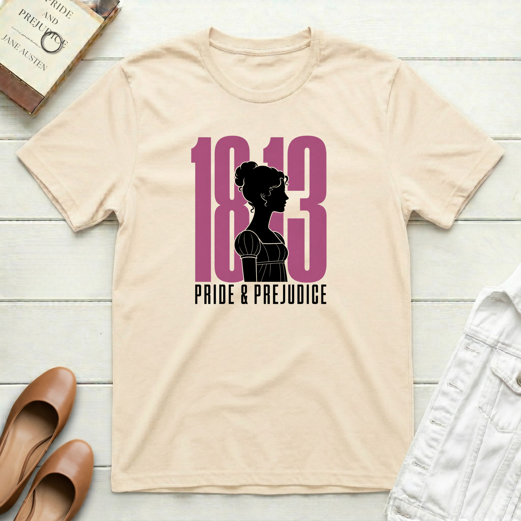 1813 Pride & Prejudice Silhouette T-Shirt