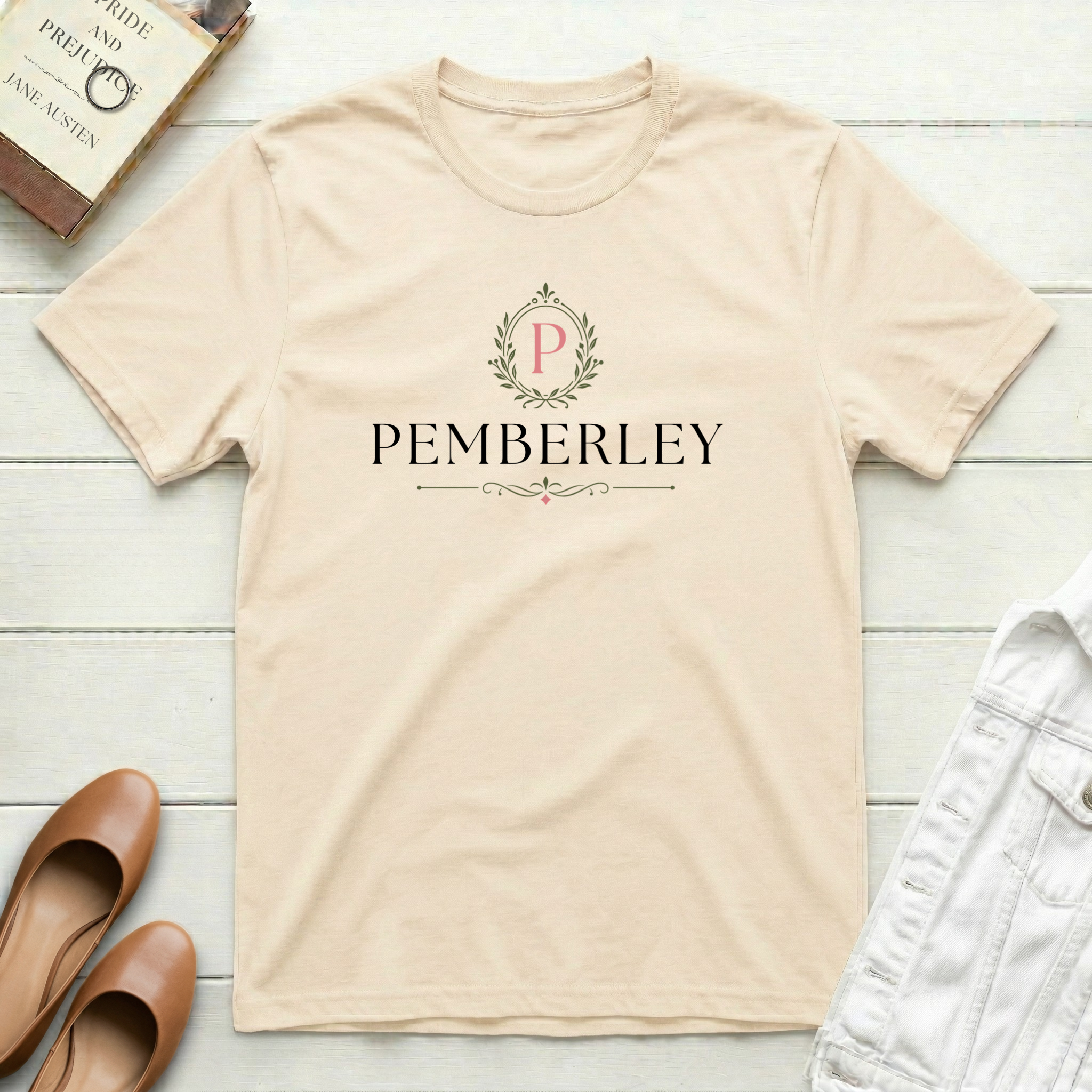 Pemberley Monogram T‑Shirt