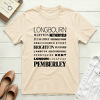 Pride & Prejudice Places T-Shirt