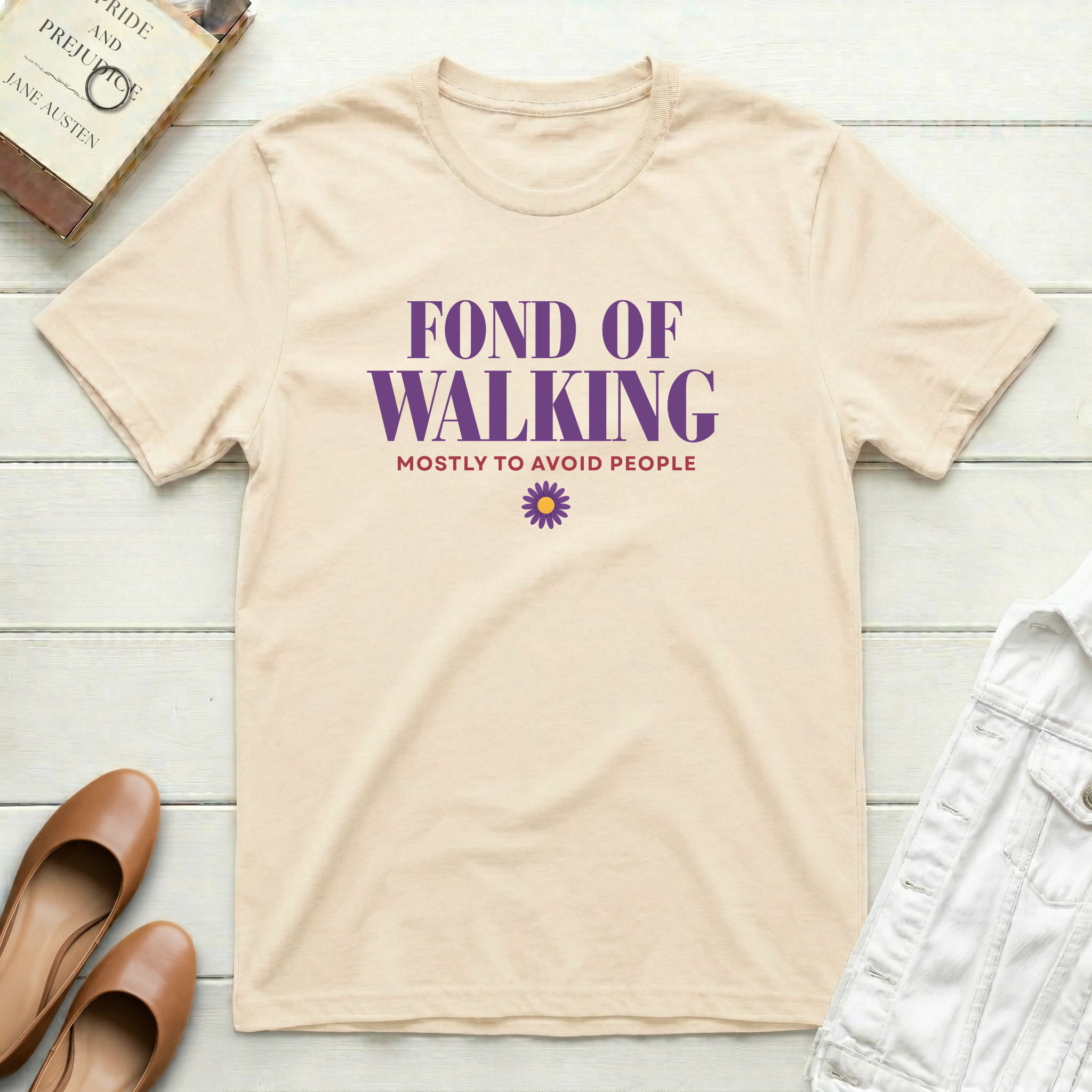 Fond of Walking (Avoid People) T-Shirt