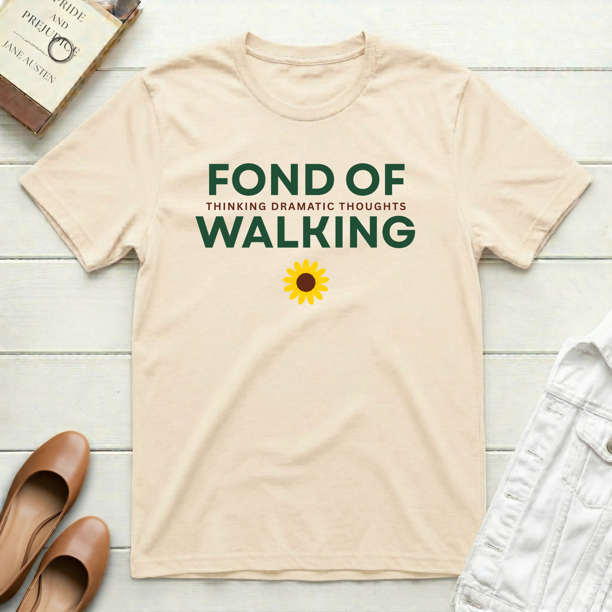 Fond of Walking Dramatic T-Shirt