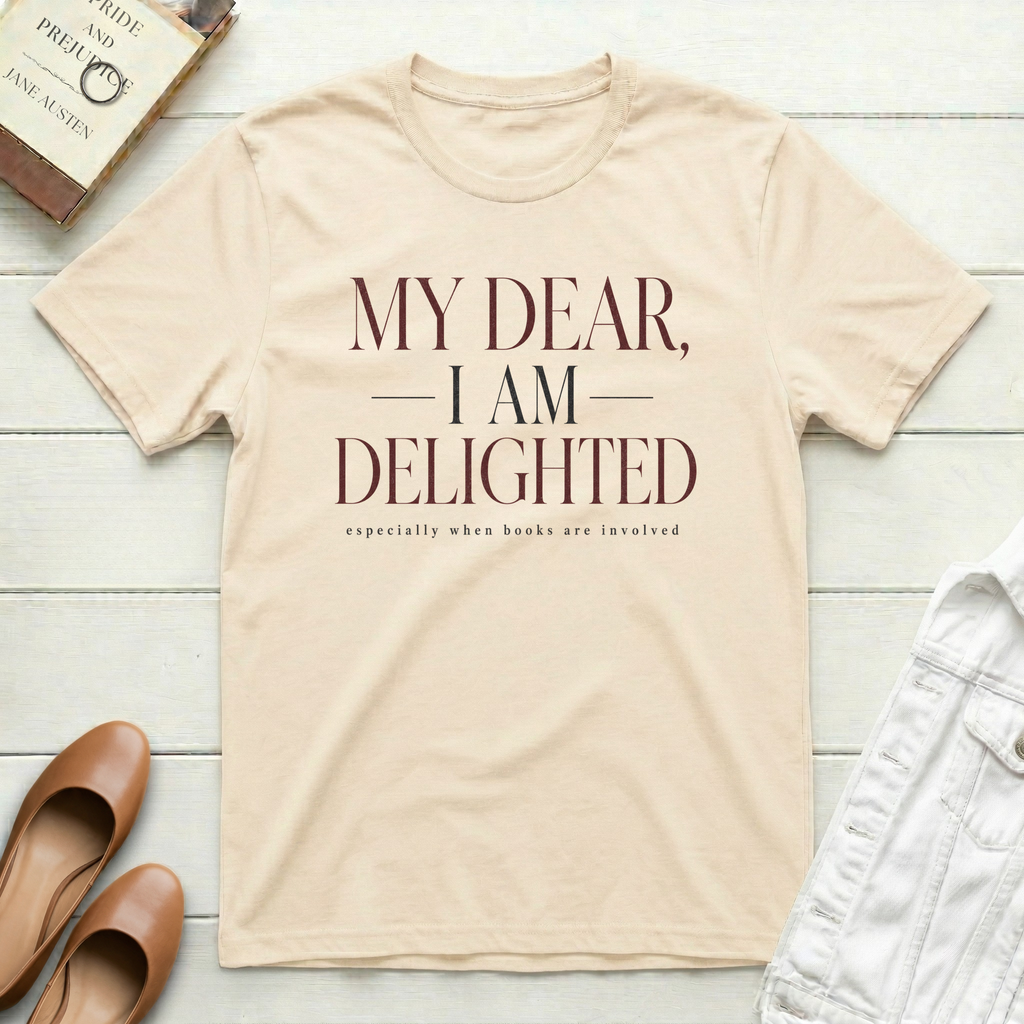 Delighted by BooksT-Shirt