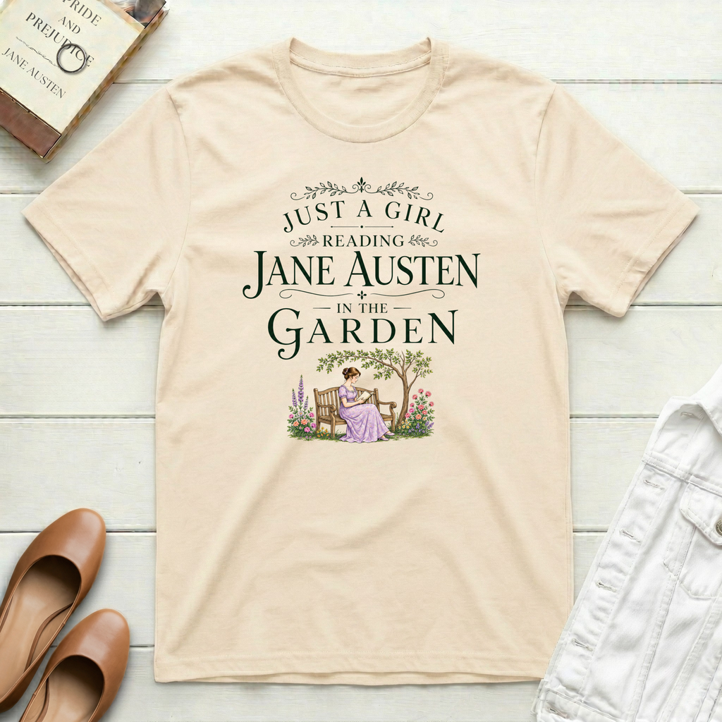 Just a Girl Reading Jane T-Shirt