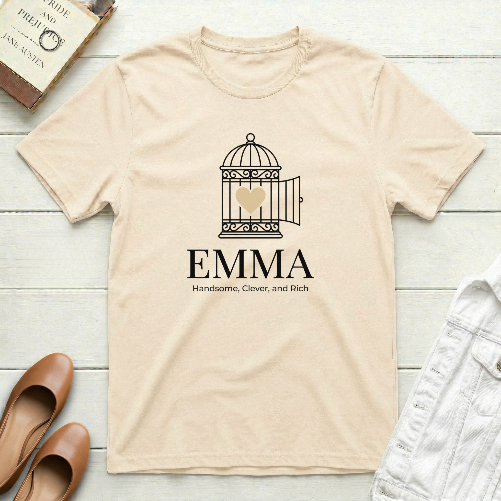 Emma Handsome Clever Rich T-Shirt