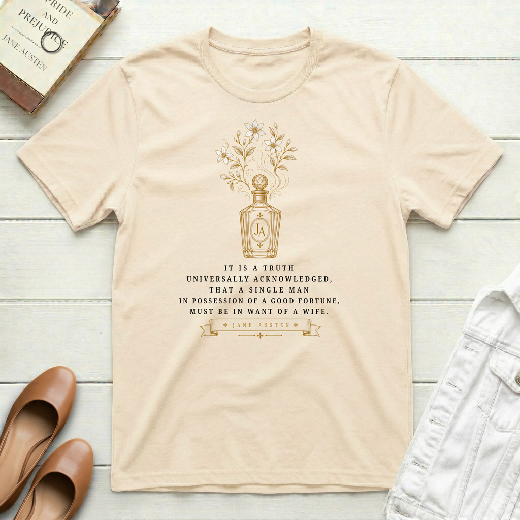 It Is A Truth Universally - Perfume Bottle T-Shirt