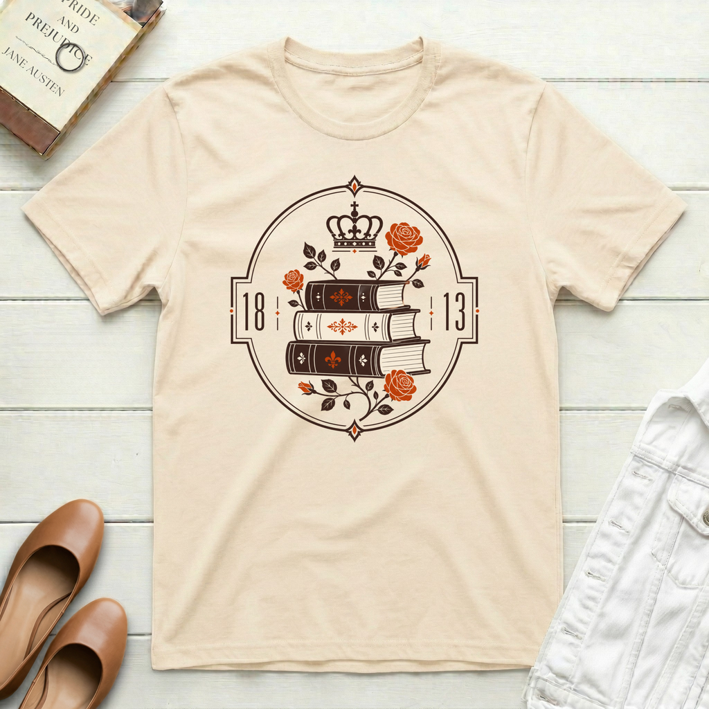 Literary Book Stack T-Shirt