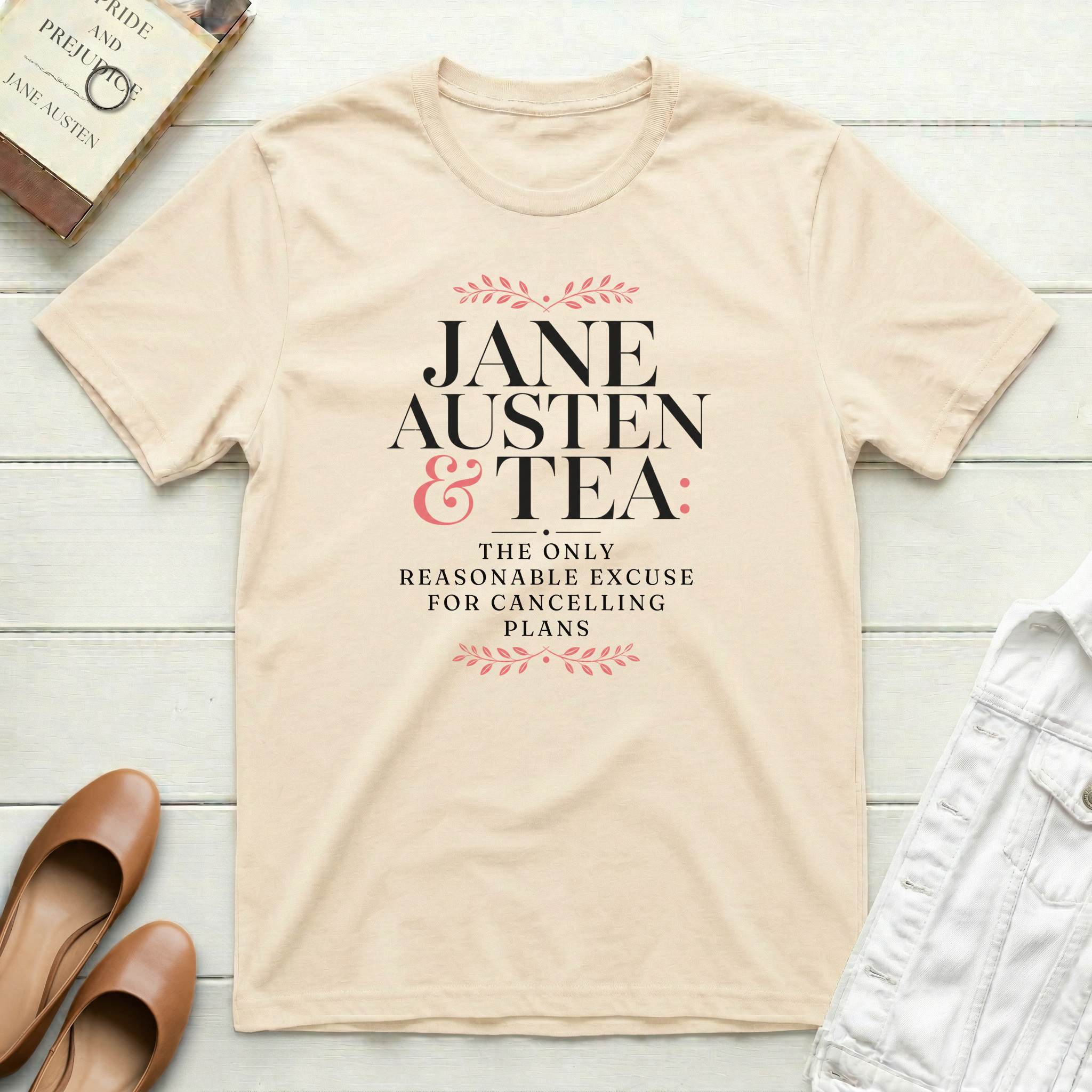 Jane Austen & Tea T-Shirt