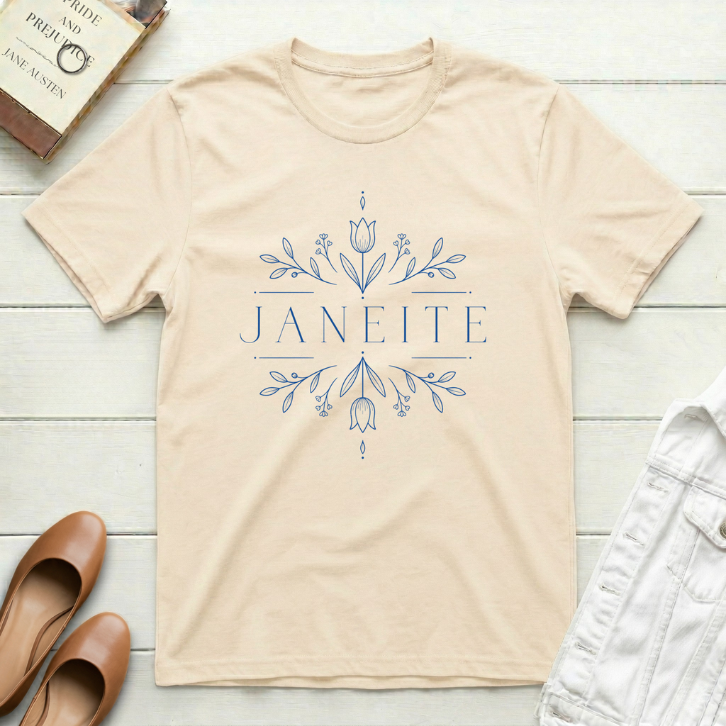 Janeite with Tulips T-Shirt