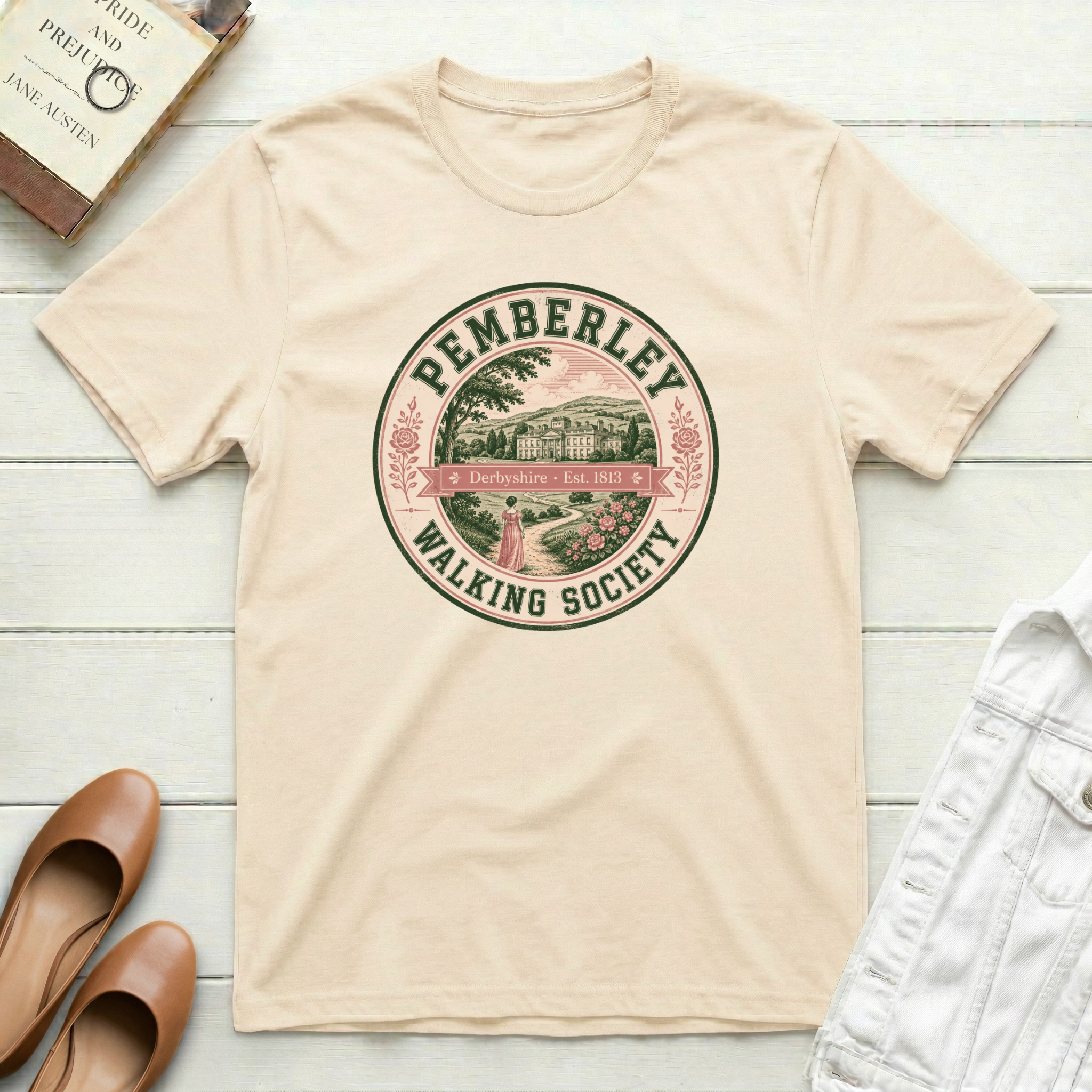 Pemberley Walking Society T-Shirt