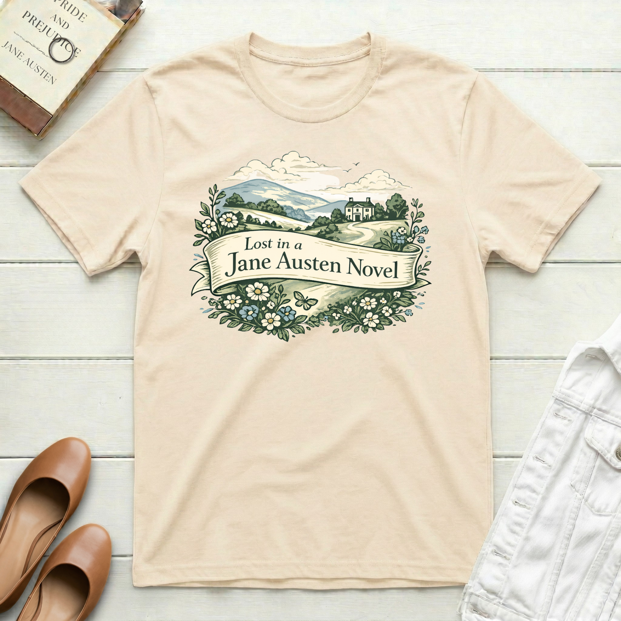 Lost in a Jane Austen Novel T-Shirt