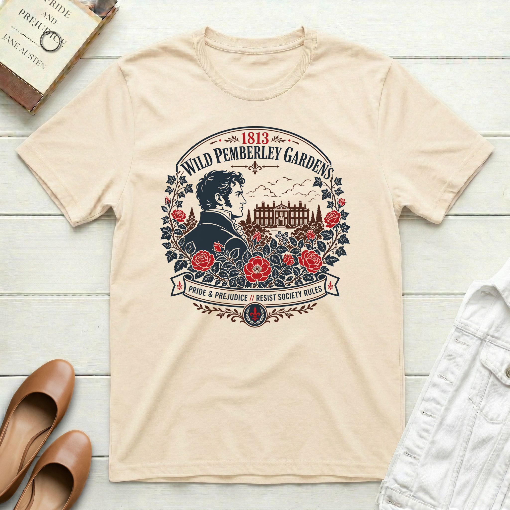 Wild Pemberley & Darcy T-Shirt