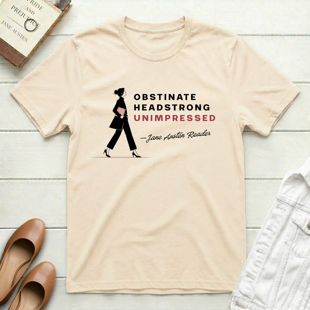 Unimpressed Austen Reader T-Shirt