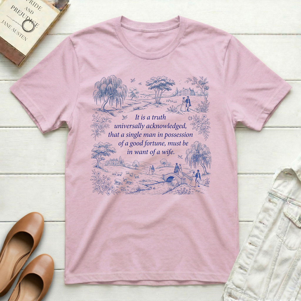 It's a Truth Universally Acknowledged Toile T-Shirt