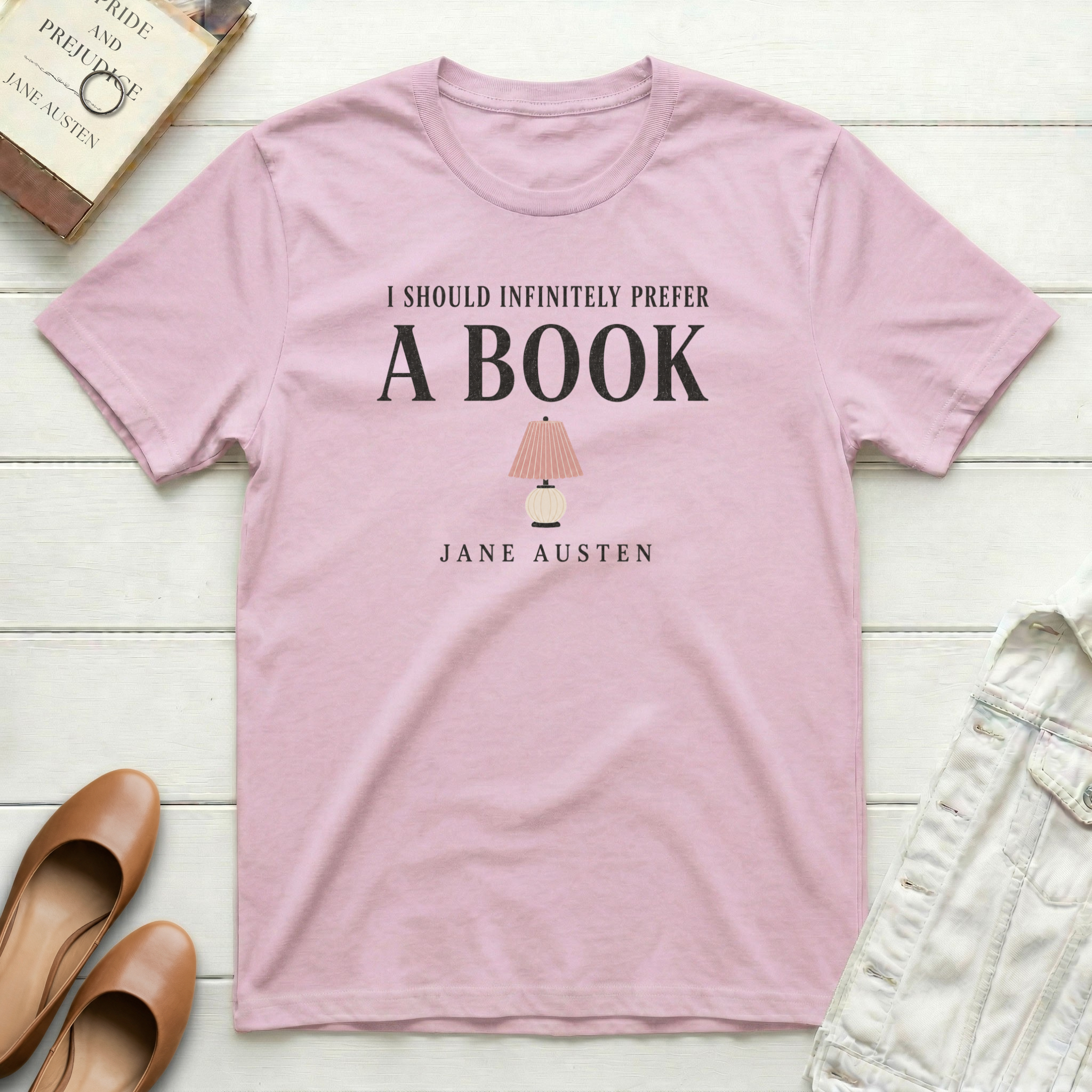 Prefer A Book Romantic T-Shirt