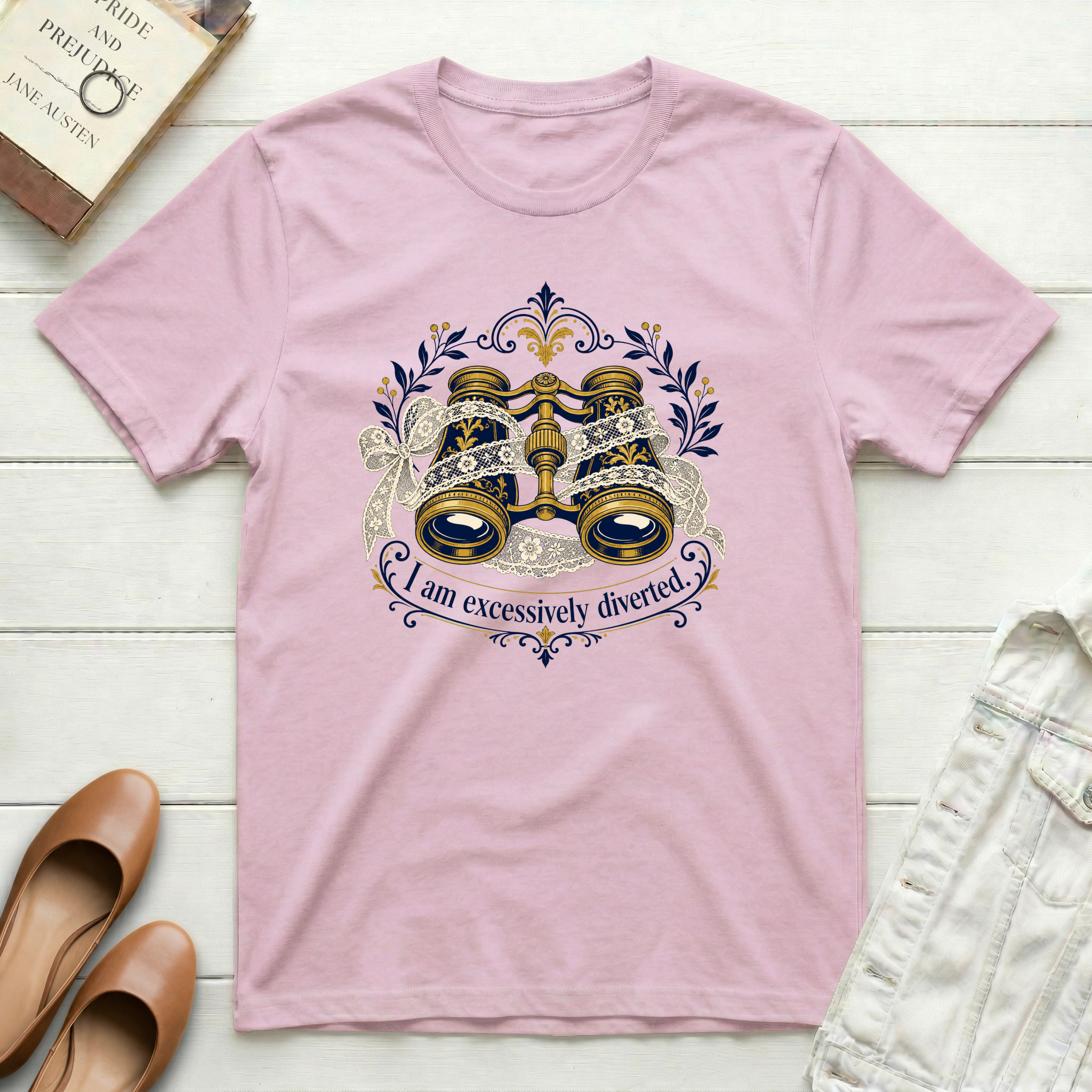 I Am Excessively Diverted Opera Glasses T-Shirt