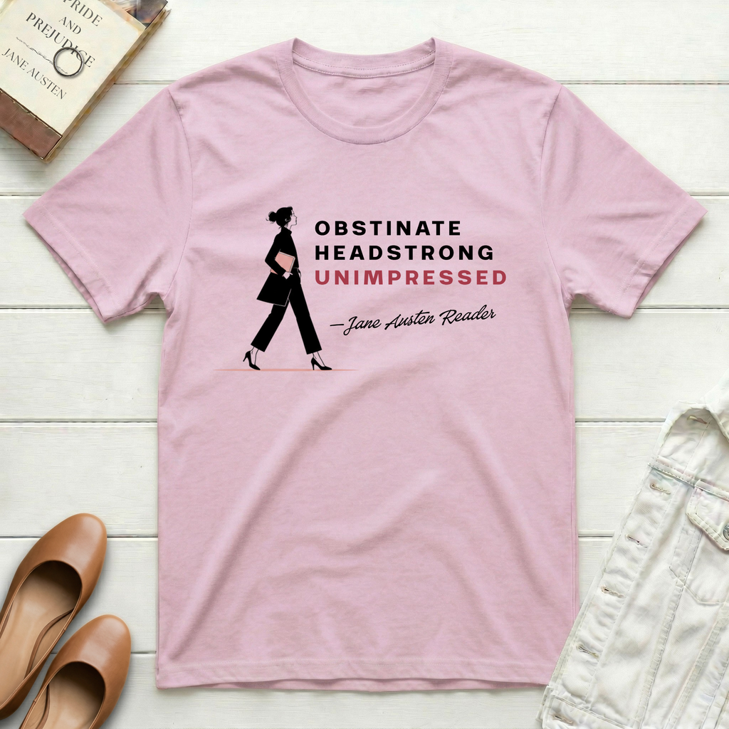 Unimpressed Austen Reader T-Shirt