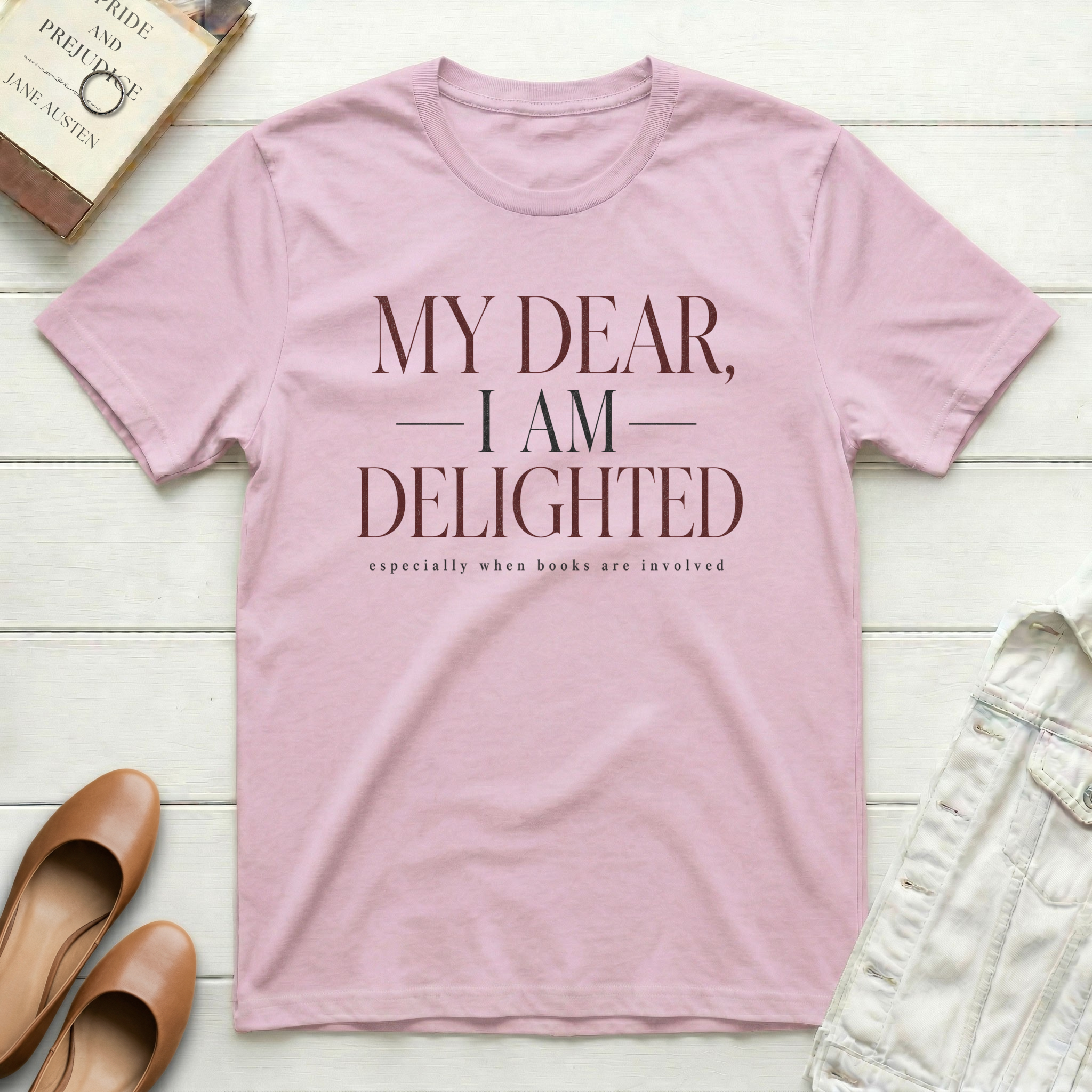 Delighted by BooksT-Shirt