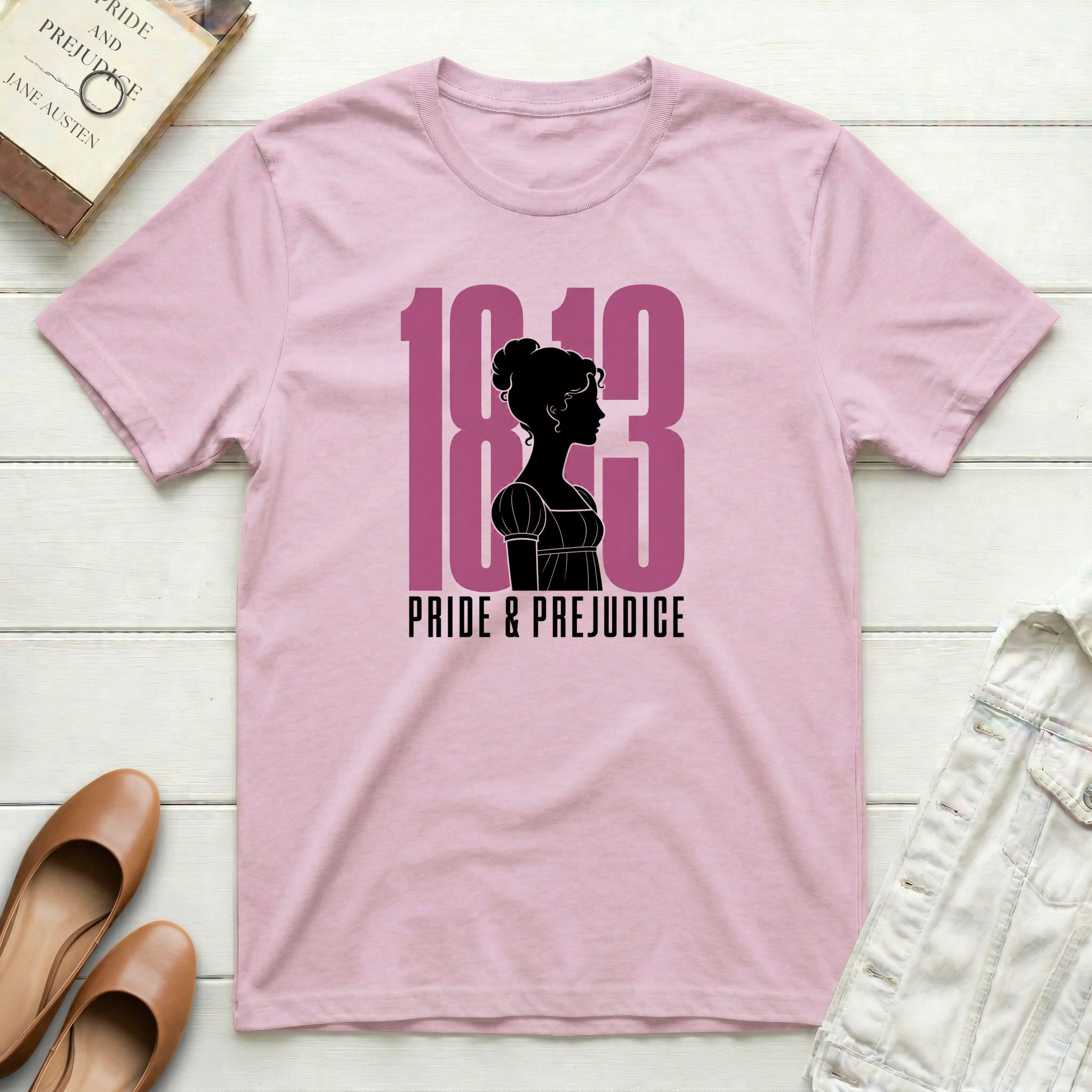 1813 Pride & Prejudice Silhouette T-Shirt