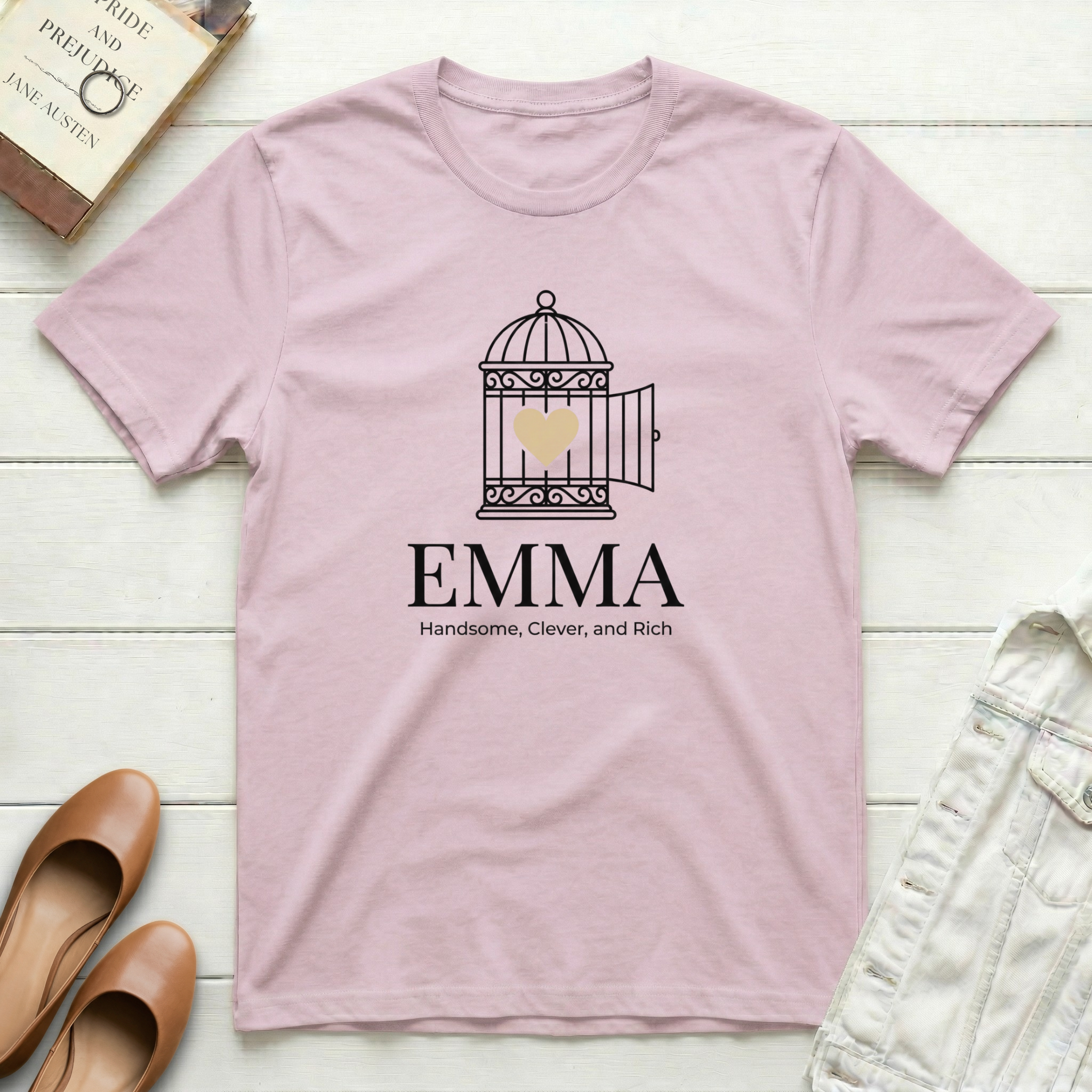 Emma Handsome Clever Rich T-Shirt