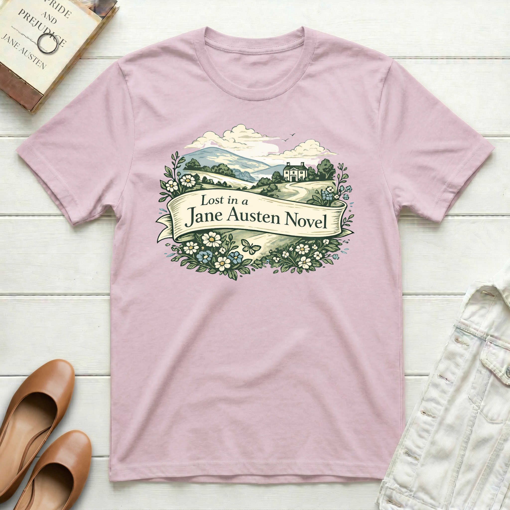 Lost in a Jane Austen Novel T-Shirt