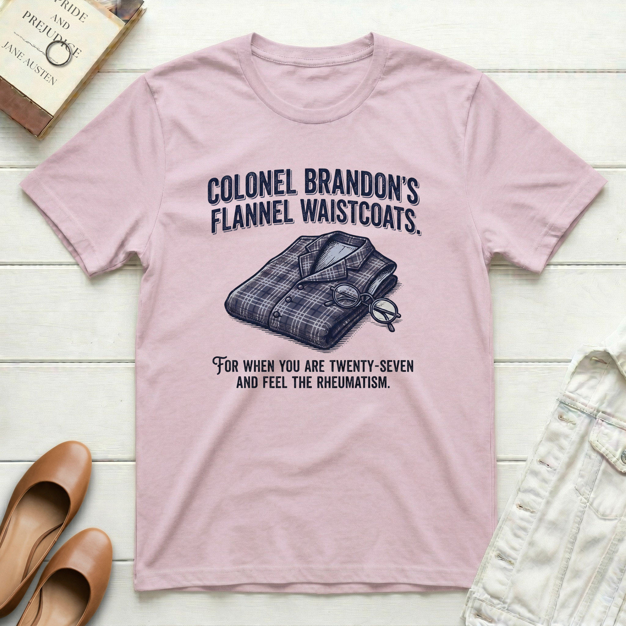 Colonel Brandon's Flannel Waistcoats T-Shirt
