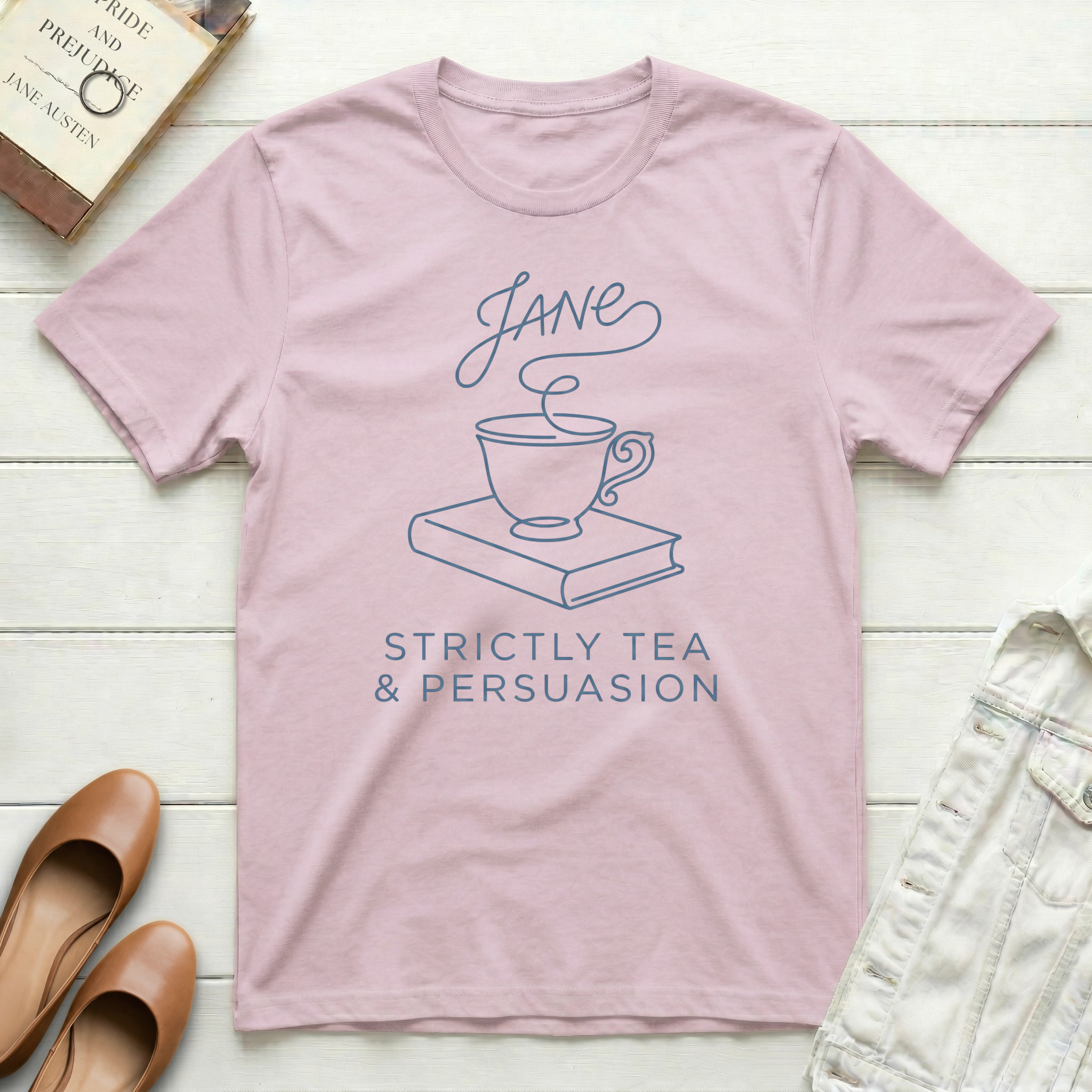 Jane Strictly Tea & Persuasion T-Shirt